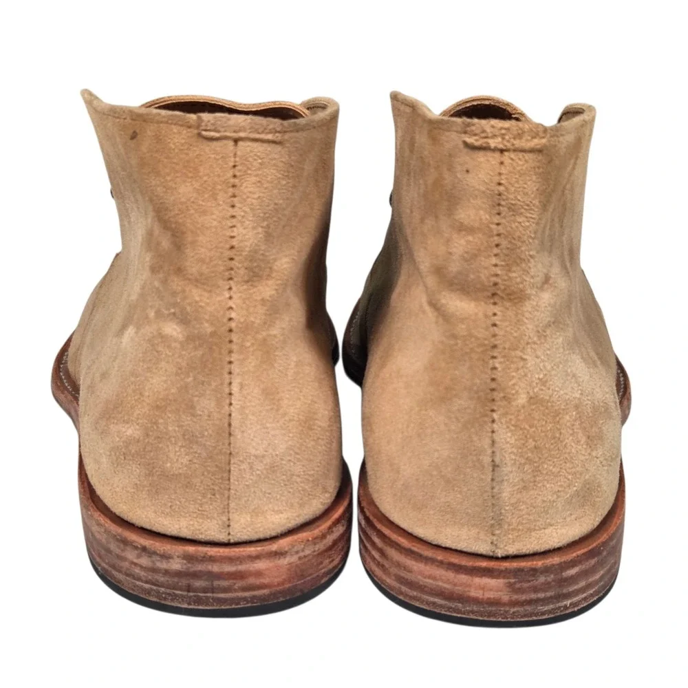 Heritage Boot Co. Hand‎ Crafted Leather Chukka Boots Mens 11D Tan Suede Shoes